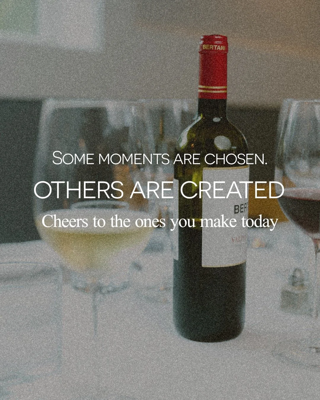 Life slows down when you let it. Pour the moment.