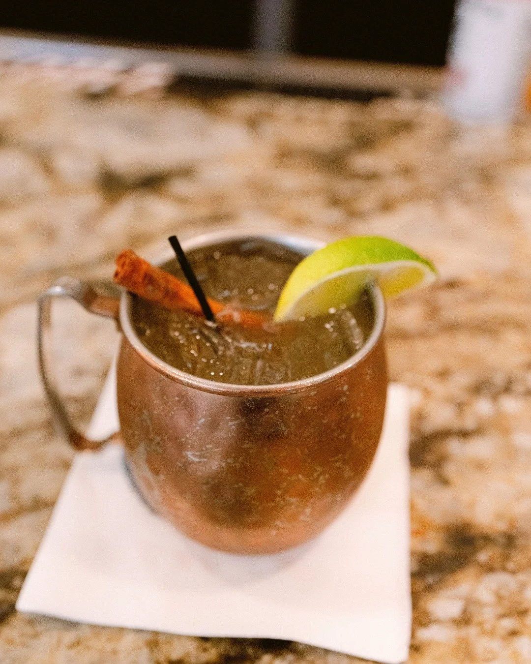 Winter flavors, perfectly poured.
Meet our Winter Mule. 

#winterflavors #wintermule #cocktail #cocktailbar #hiltonheadisland