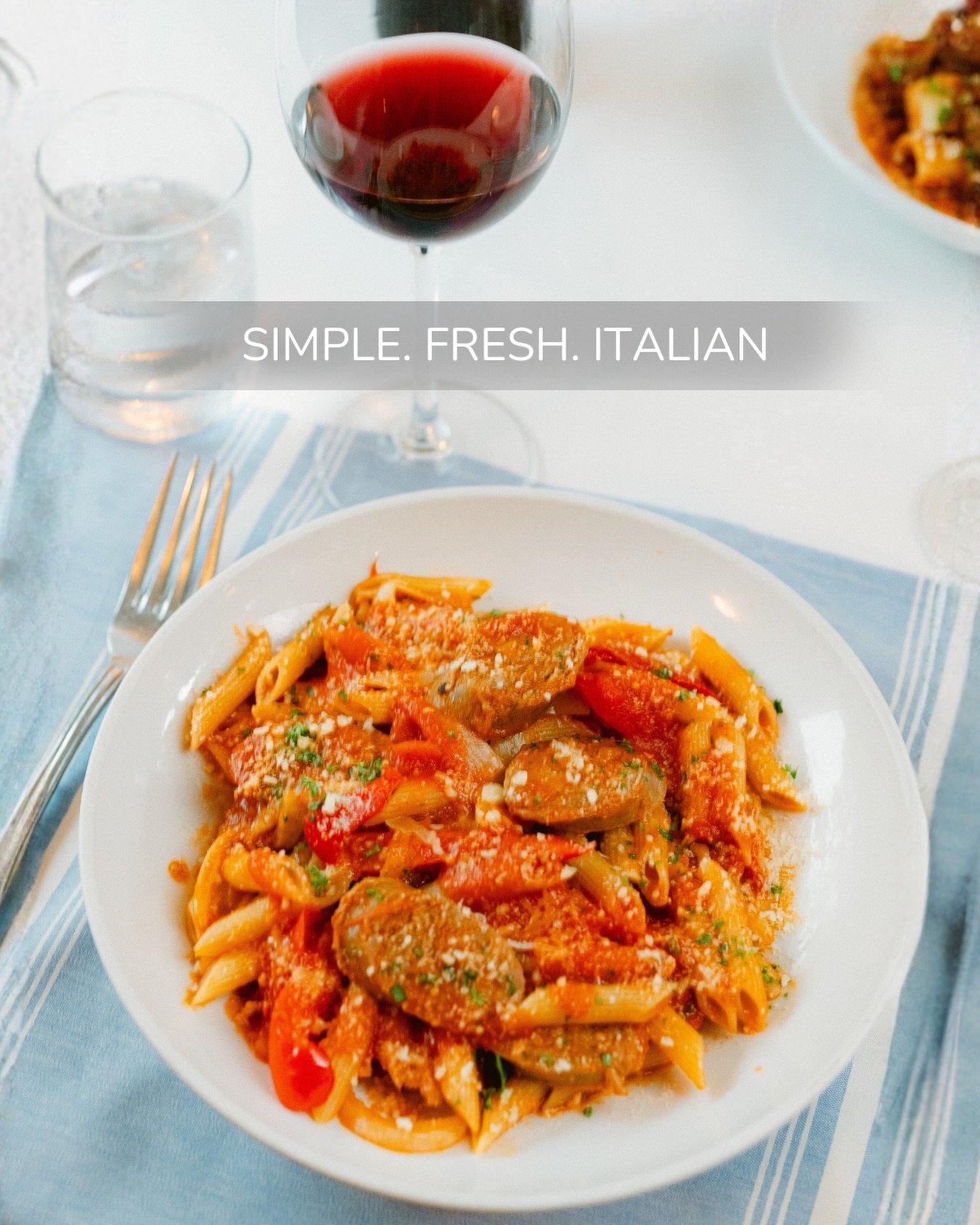 Pairing tip:
With our Penne Baresane, opt for a red wine with body and character; designed to match intensity, not compete with it.

#italiancuisine #italianrestaurant #redwine #pairingtip #hiltonheadisland