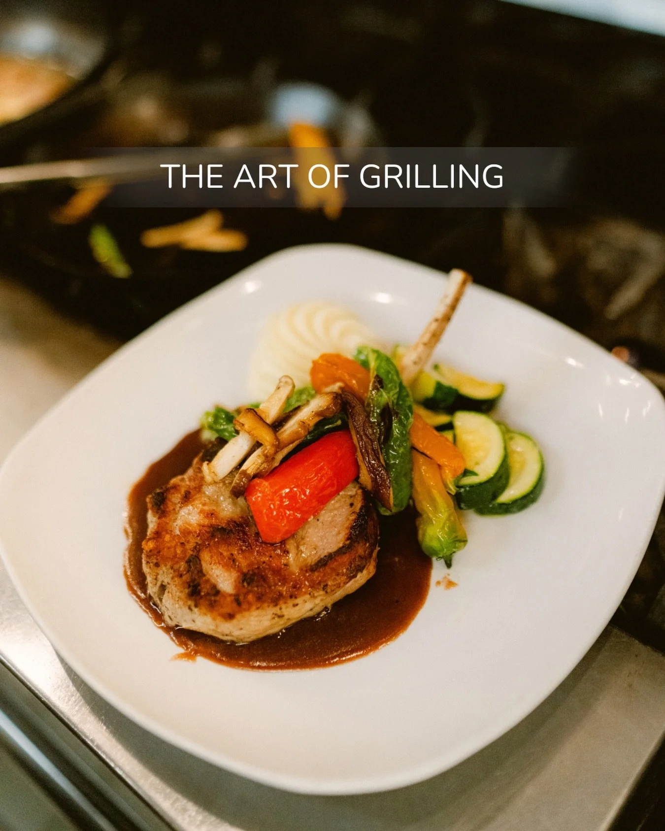 A plate built for slow dinners and bold reds. Our Costoletta di Vitello alla Griglia is just that.