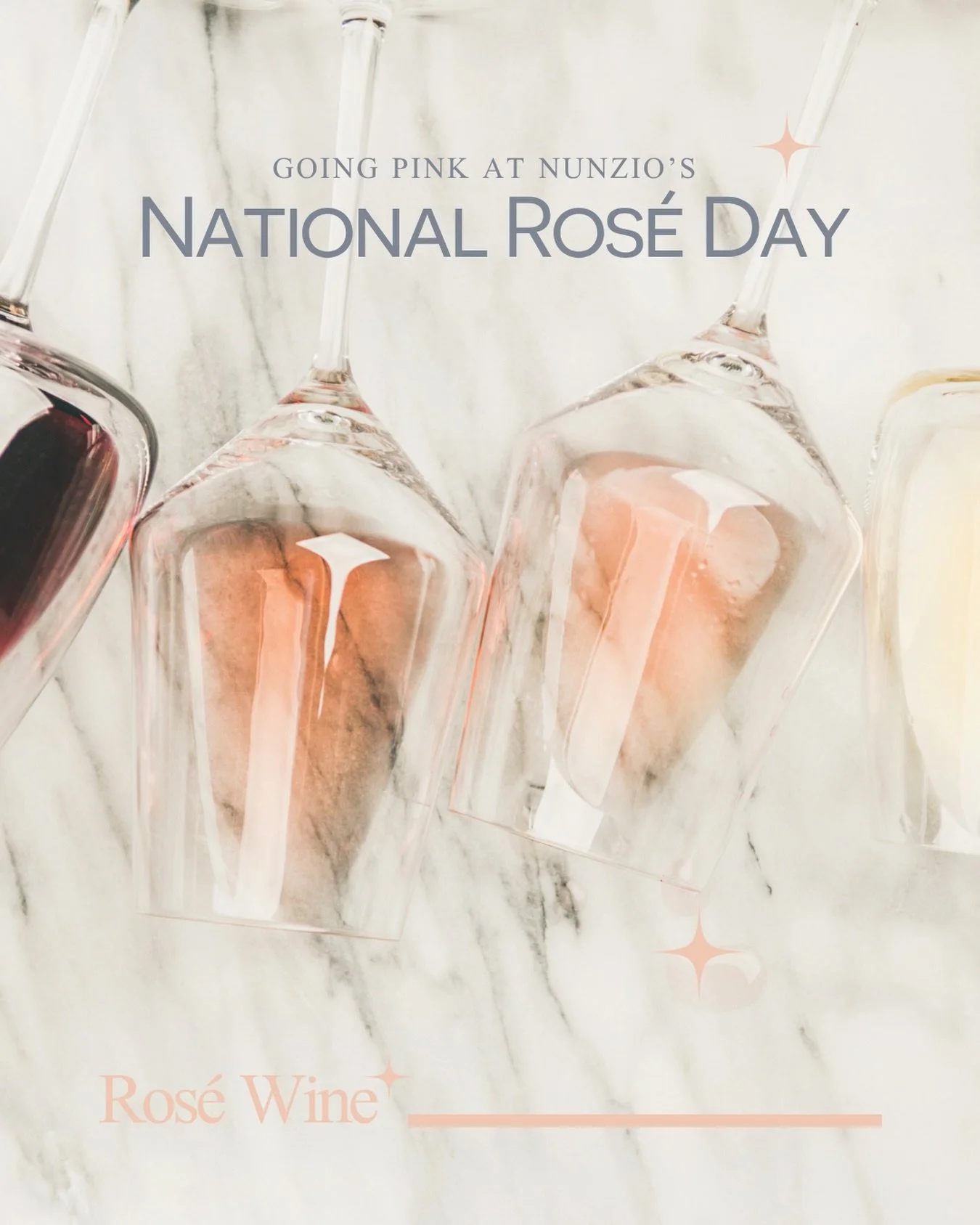 Pink was always the plan. National Ros&eacute; Day calls for a proper pour. 

Come celebrate with us&hellip; the glass is already waiting.