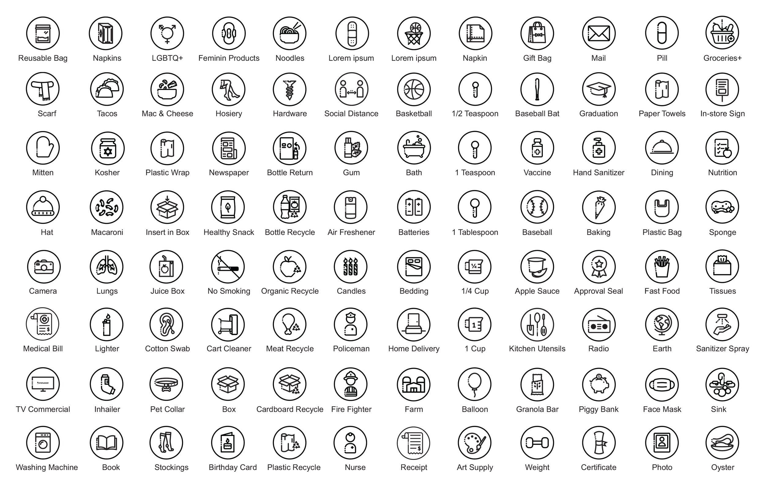 Stop & Shop Icons