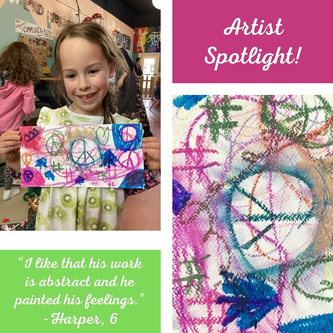 ✨ARTIST SPOTLIGHT✨ Join us in celebrating our first two artists of the week, Cohen and Harper! These students found inspiration in the neo-expressionist work of #JeanMichelBasquiat. Filled with color, emotions, and a dash of humors, these two artists