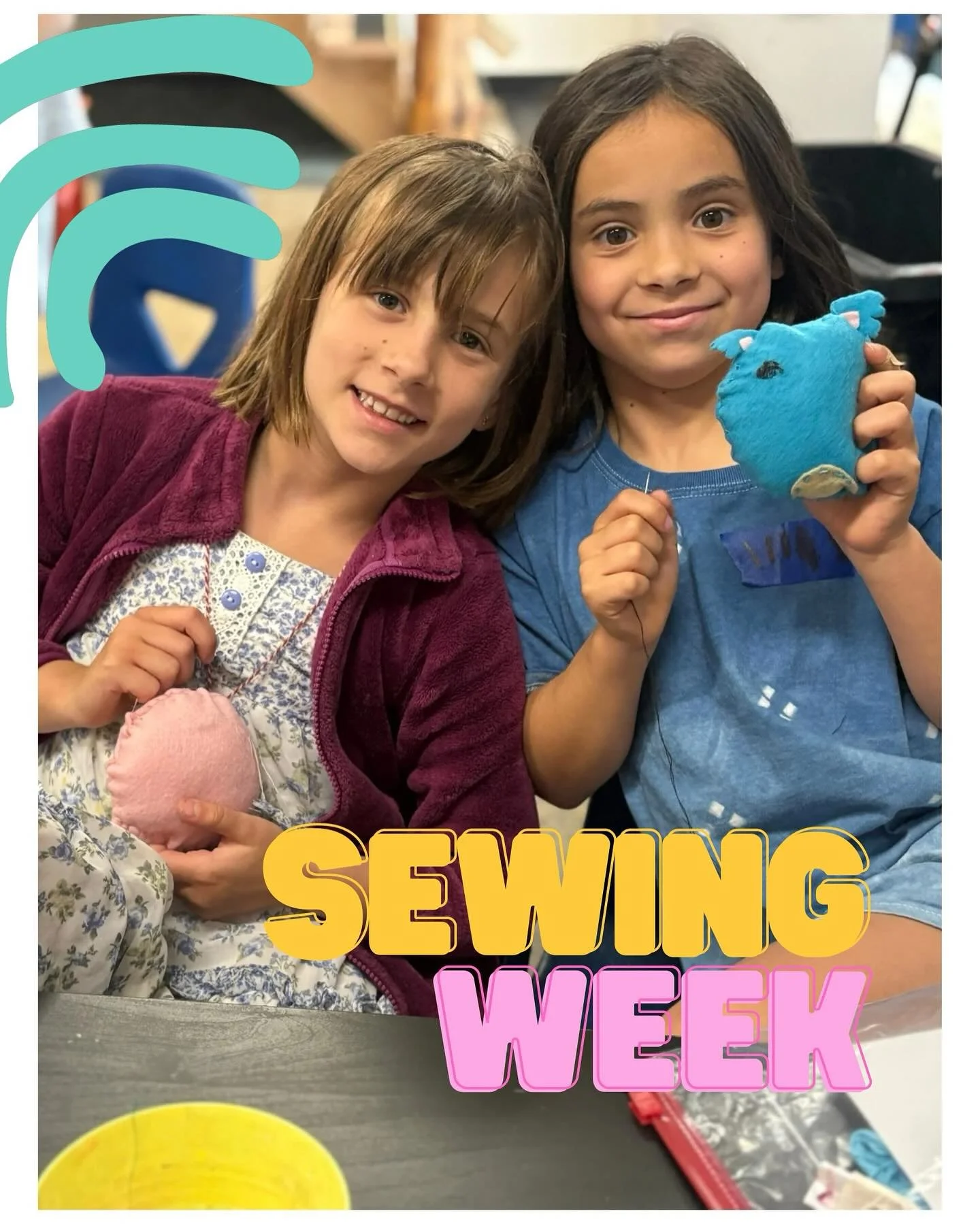Sewing Week is such a stitch! We love to see the joy on our campers faces when they see their hand-stitched stuffed animals, machine-sewn pillows (yup, that&rsquo;s right! Every camper gets one-on-one lessons at the sewing machine!), and embroidered 