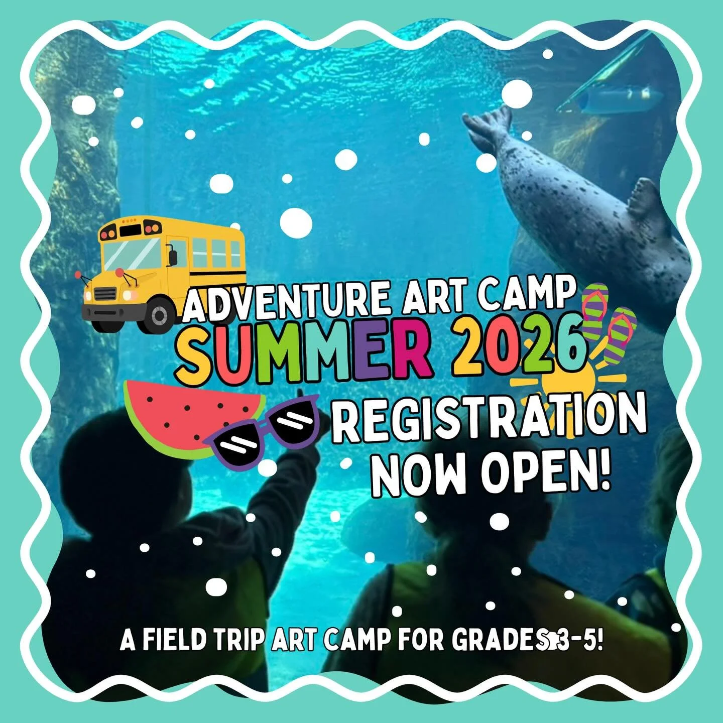 ☀️🥾🎨ADVENTURE ART CAMP ENROLLMENT NOW OPEN!🎨🥾☀️

THAT&rsquo;S RIGHT!! We&rsquo;ve just added another art camp for #Summer2026! #AdventureArtCamp is a field trip style camp that takes campers on an adventure each day to hike, explore, and make art