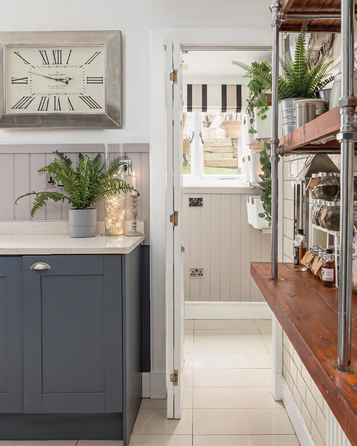 All interiors great and small! A view through to this tiny work-horse of a utility (swipe back through to the beginning)!

At only 1.5m wide x 1.8m long, this back kitchen area really does some heavy lifting! 

Tucked left and right beyond the door (