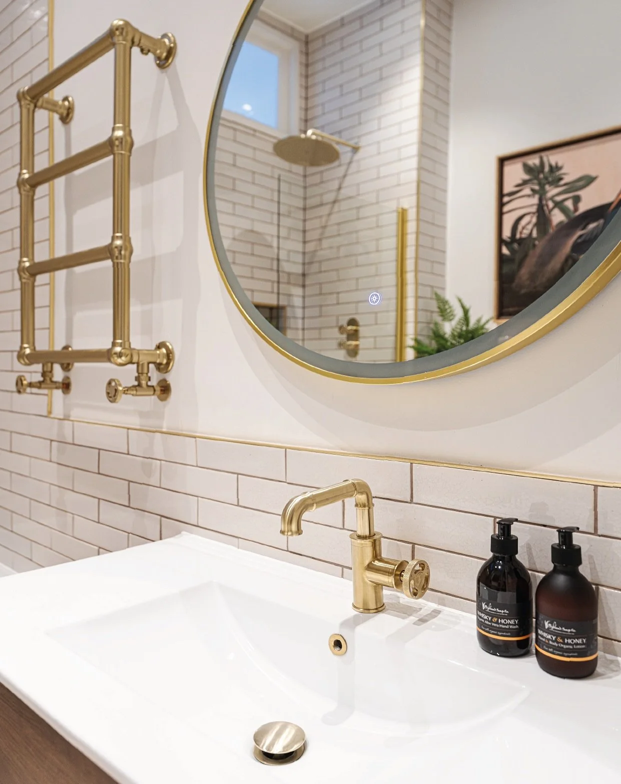 Once upon a time&hellip; there was a windowless, loo-less, charm-less place just looking for light, love and a little glamour.

Fast forward to the story end, meet a Victorian apartment bathroom glow up I had the pleasure of finishing off. Think it a