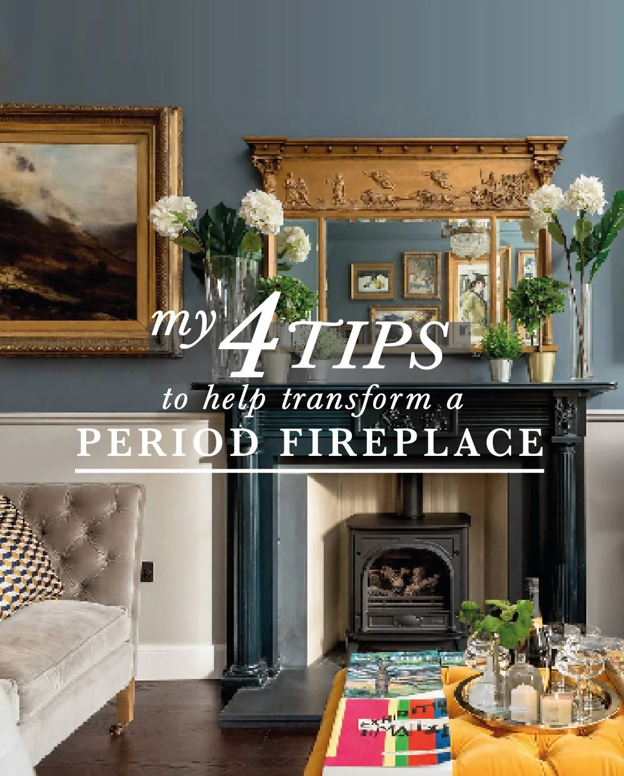 Struggling to fall in love with that pivotal piece and feeling the need for some Period Drama? 

A setting for whispered confidences, often taking centre stage at home (or movie), the fireplace deserves a page in any interior diary! 

So here, my tip