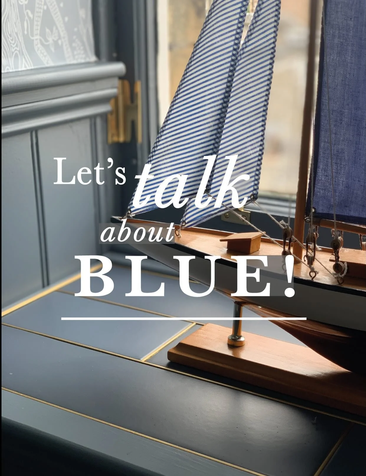 POV: &ldquo;Blue is too cold a hue&rdquo;!!

I was told this recently and having used a blue (or two) in my time, felt the need to address this view so here, my tried and tested tips (and swipe to see them in action)! 

* Bring in the wood! Any wood!
