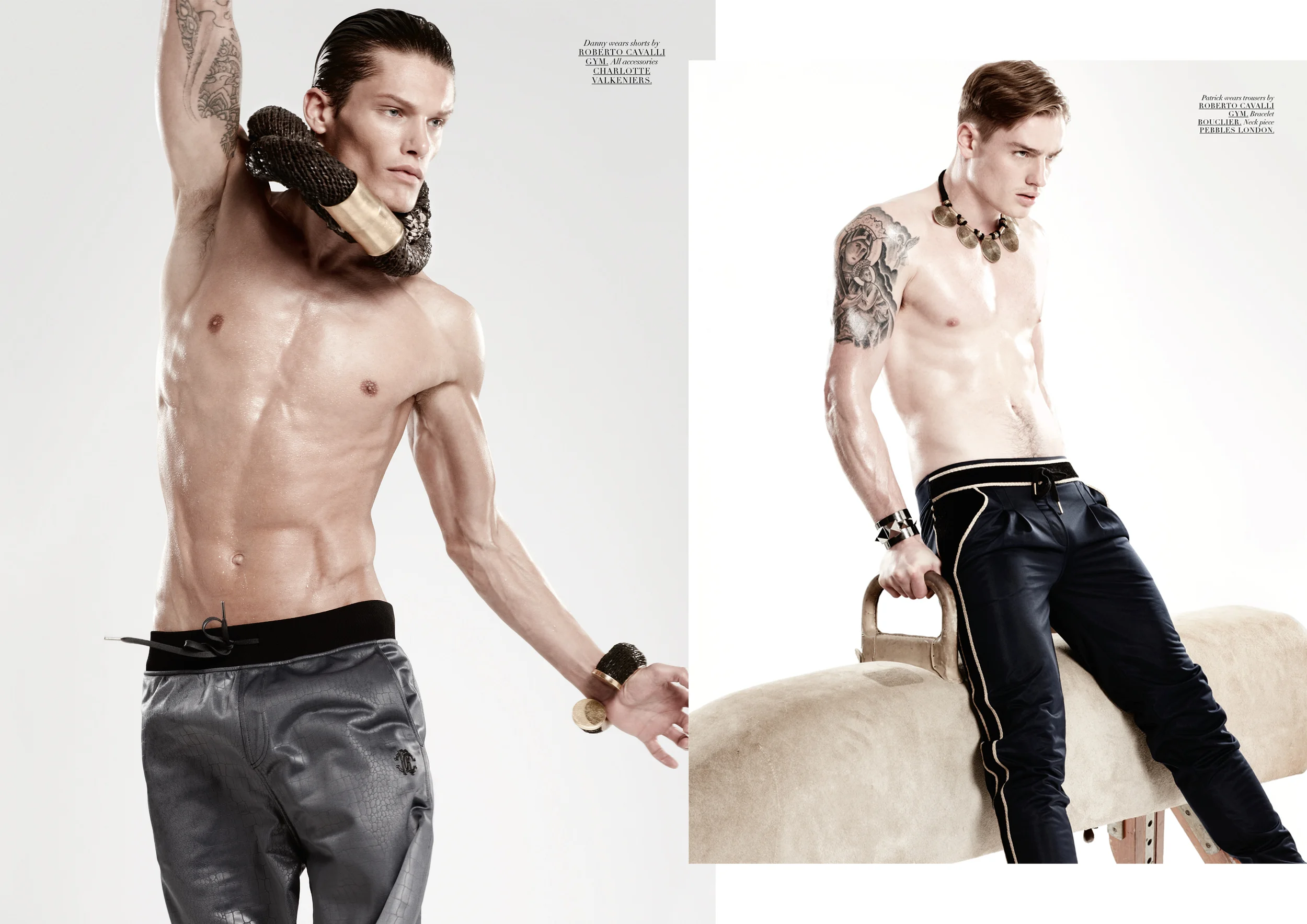 Art Director Akmal Shaukat | Photographer Arnaldo Anaya Lucca | Models Danny Beauchamp and Patrick O’Donnell