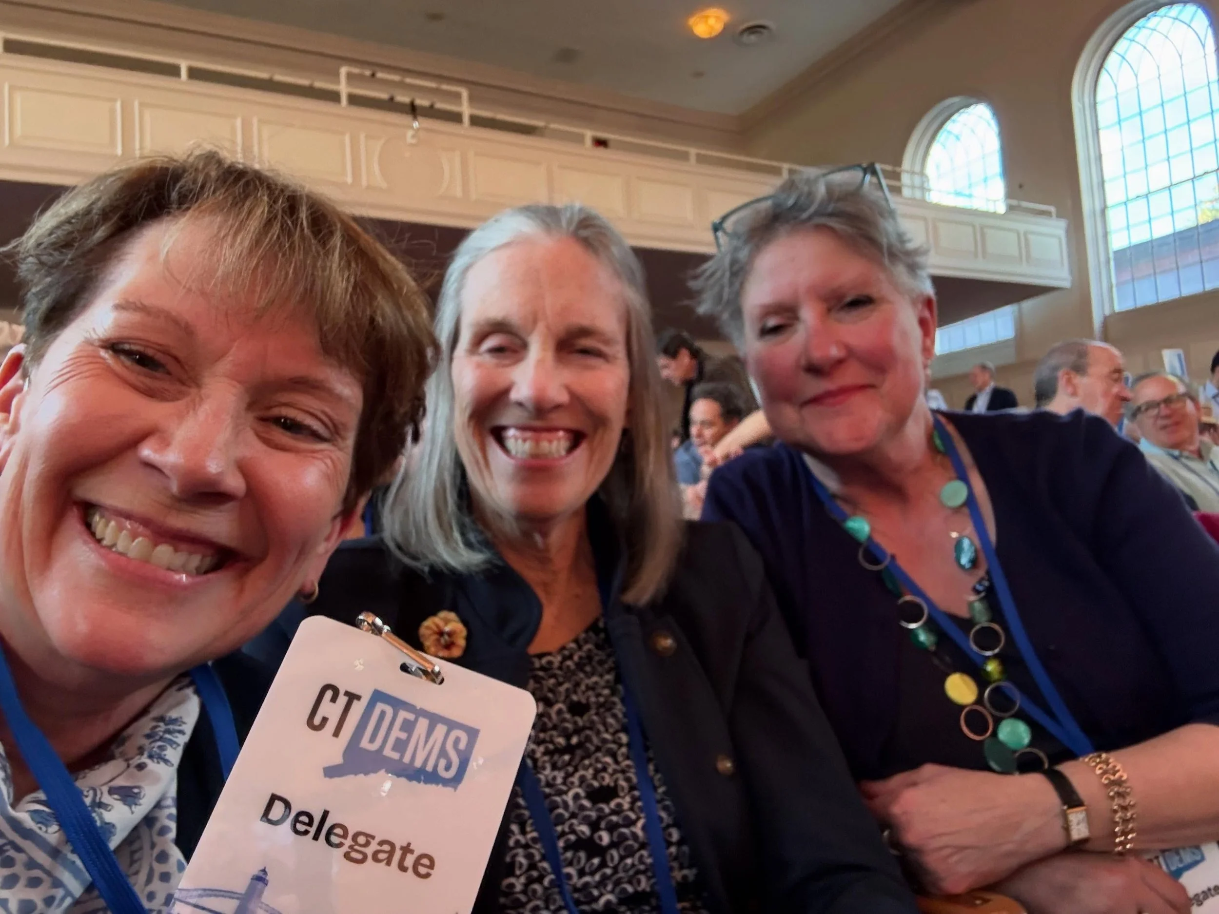 Just some 📷 of our Town Committee members who attended the convention to endorse @himesforcongress for US Representative for the 4th Congressional District. 

#democracy #trumbull #trumbulldemocrats