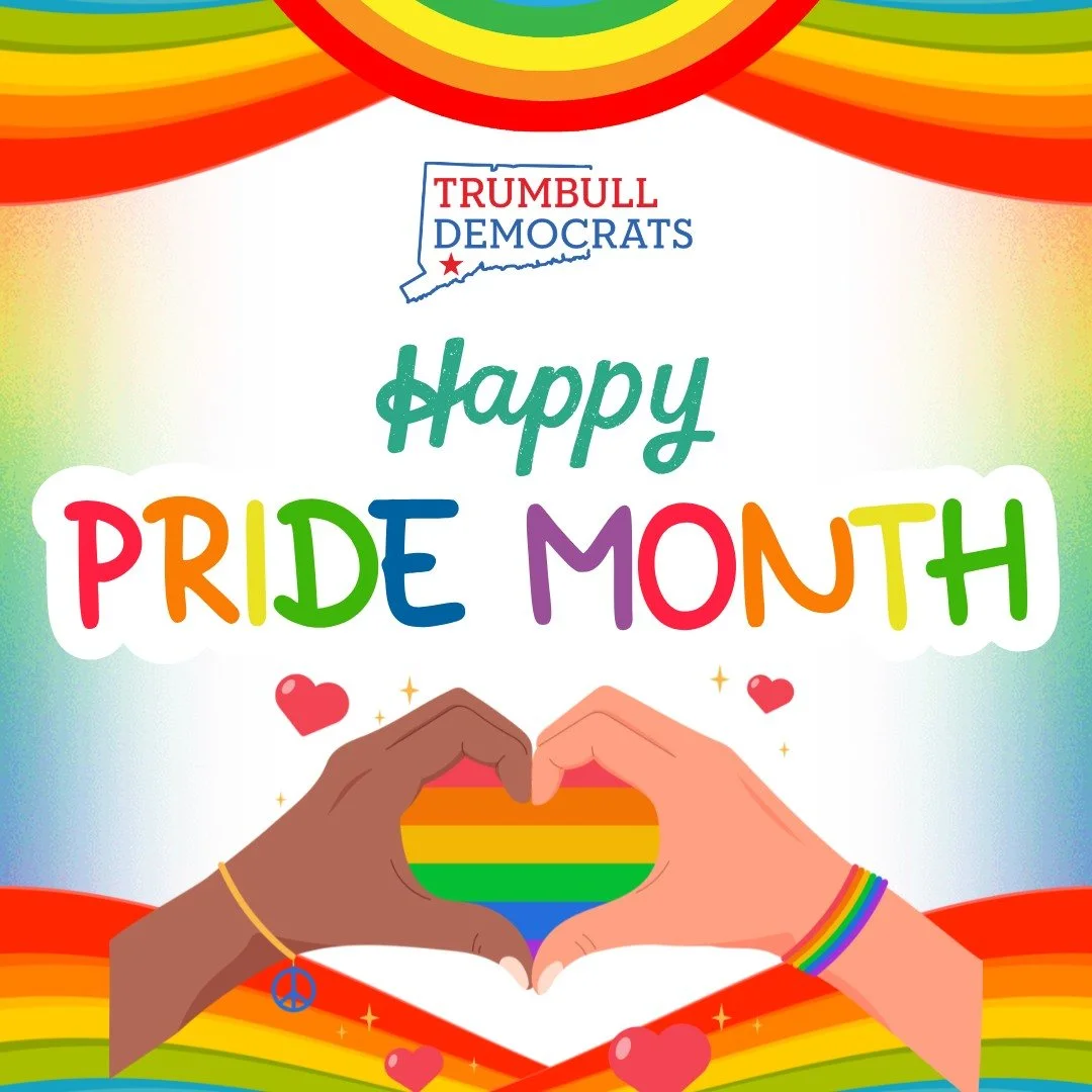 Happy Pride Month! Love is Love. 💙💚💛💜❤️We look forward to celebrating at the Pride flag raising at Town Hall this Thursday, June 4th at 4pm.