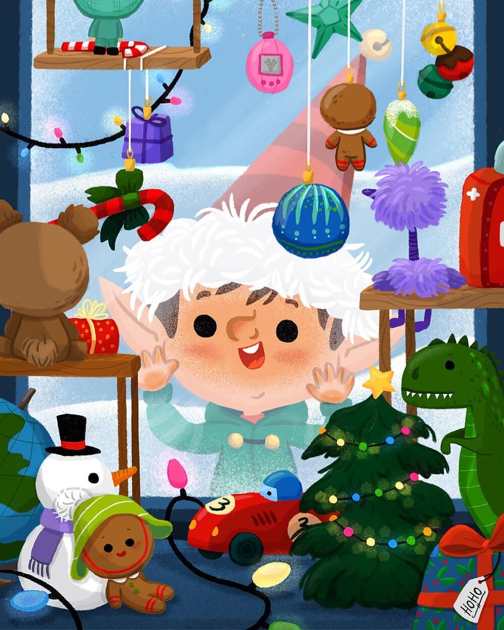 Christmas is coming ⭐🎄🎅🤩 . . . . .  #christmasmemories #christmasillustration #countdown #christmascountdown #christmasiscoming #wintertime #winterwonderland #frostywindows #oldillustration #elfontheshelf #santashelper #santaclaus #holidayseason #