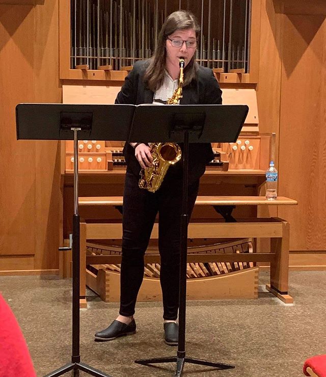 Had a great experience performing for and learning from Gail Levinsky last week during a masterclass!
.
.
.
.
#saxophone #woodwind #selmer #vandoren #clarinet #flute #organ #masterclass #performance #music #blazer #sonata #jeaninerueff #gail #levinsk