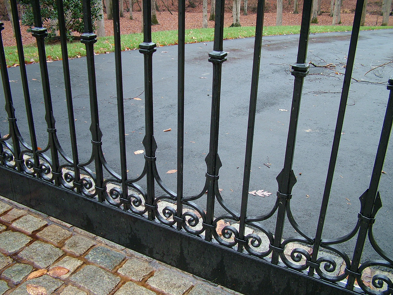 Detail of Driveway Gate