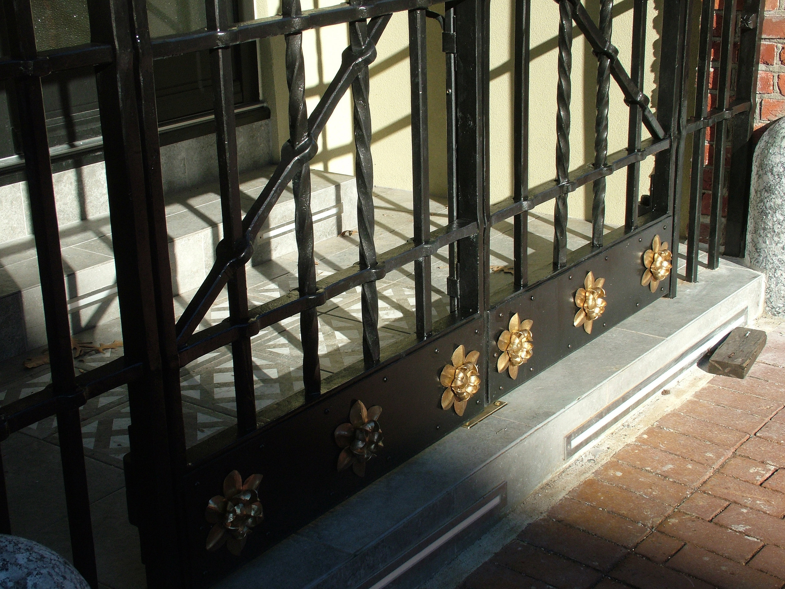 Detail of Carriage House Gates
