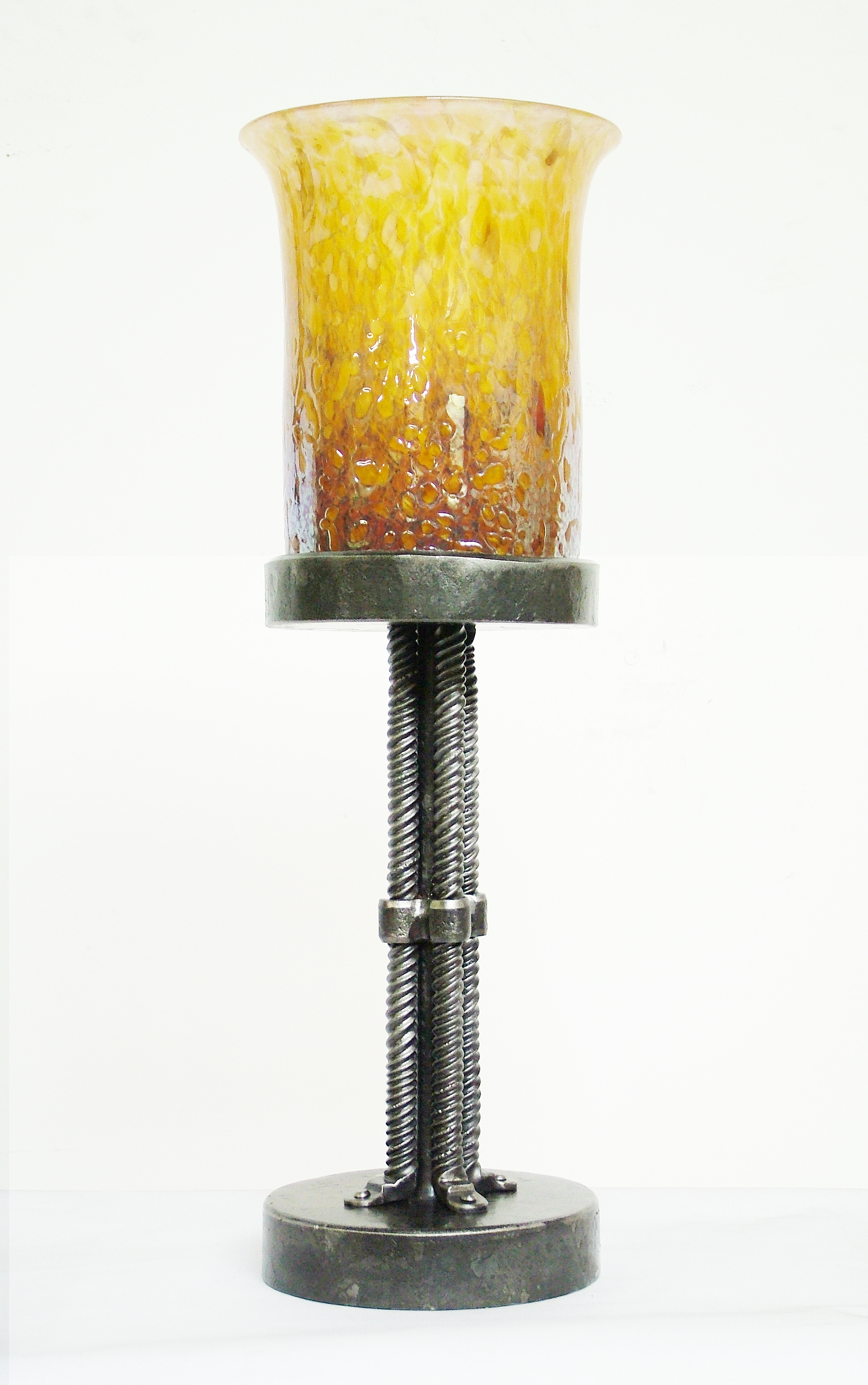 Small Amber Table Lamp