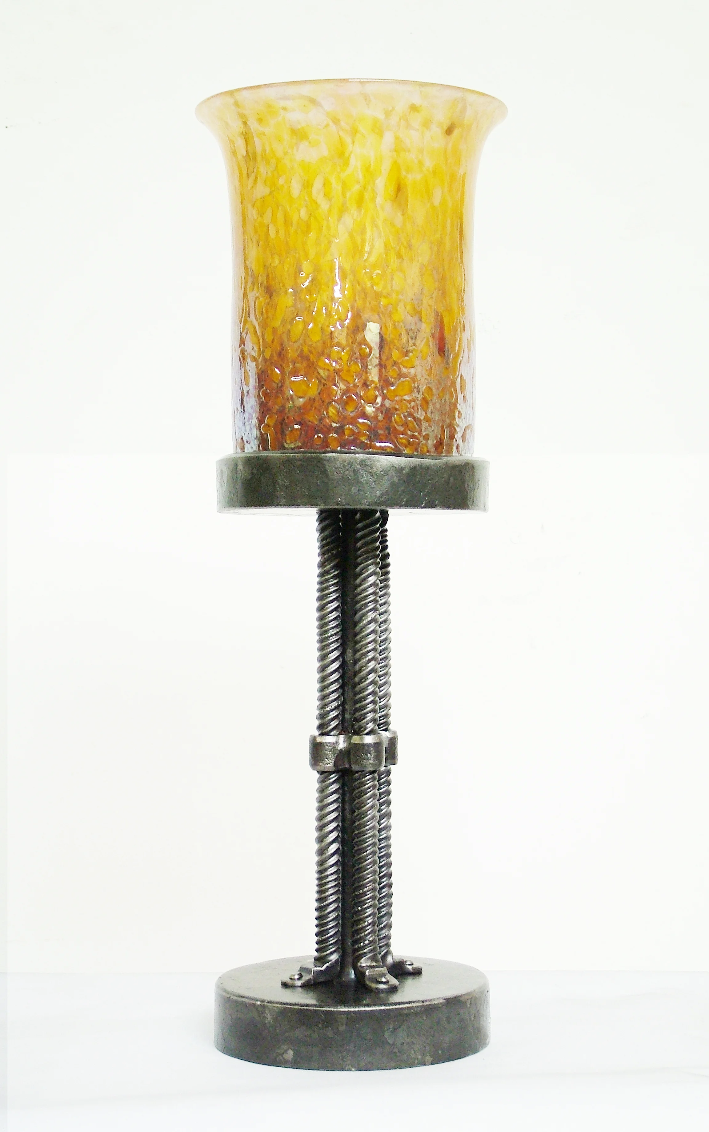 Small Amber Table Lamp