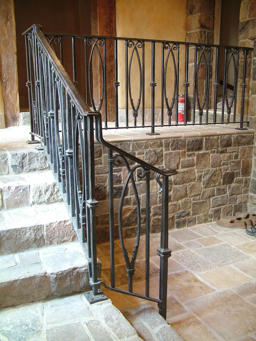 Alternate View of Wine Cellar Railing