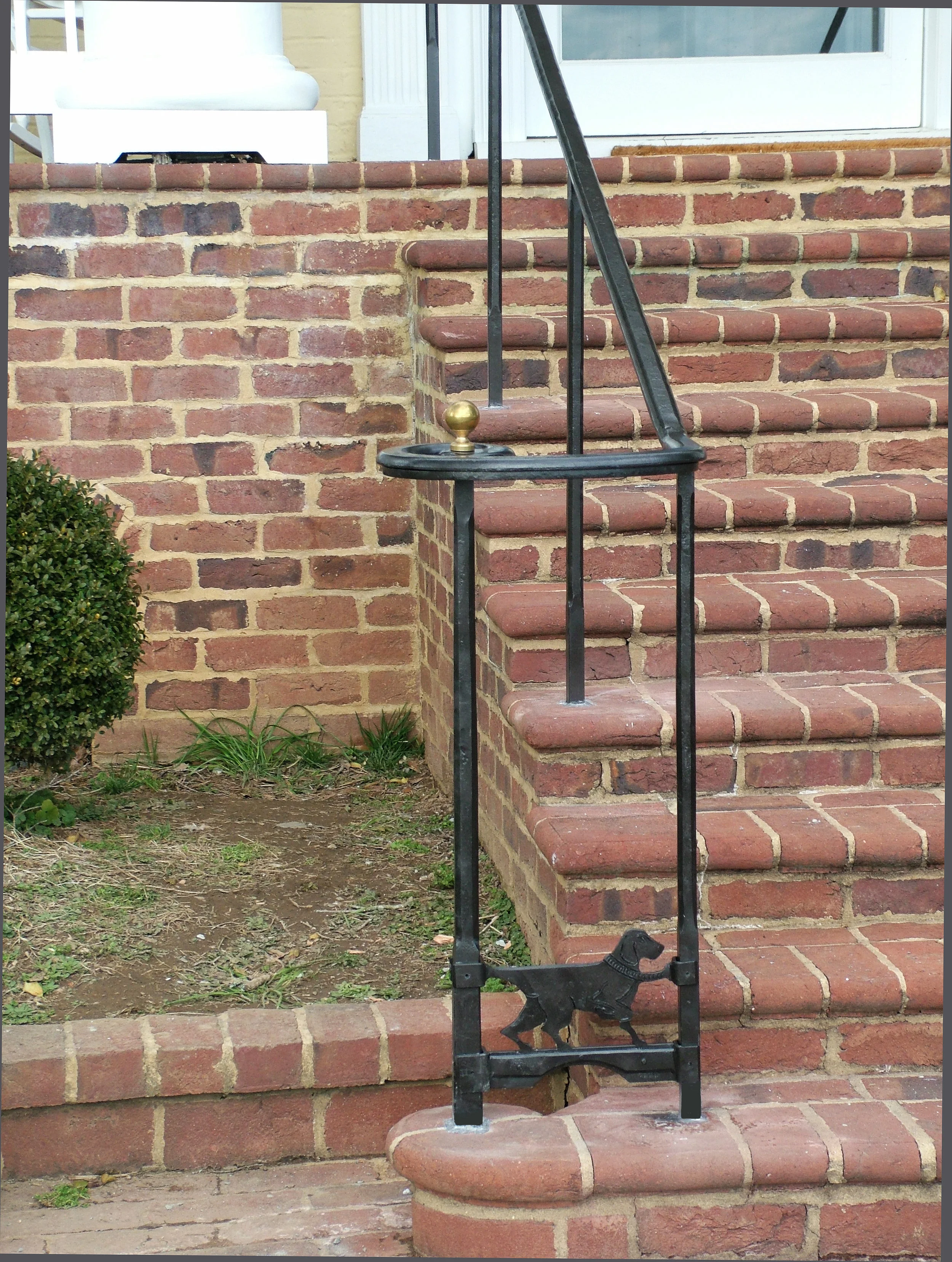 Detail of Ridgeway Railing with Boot Scrape