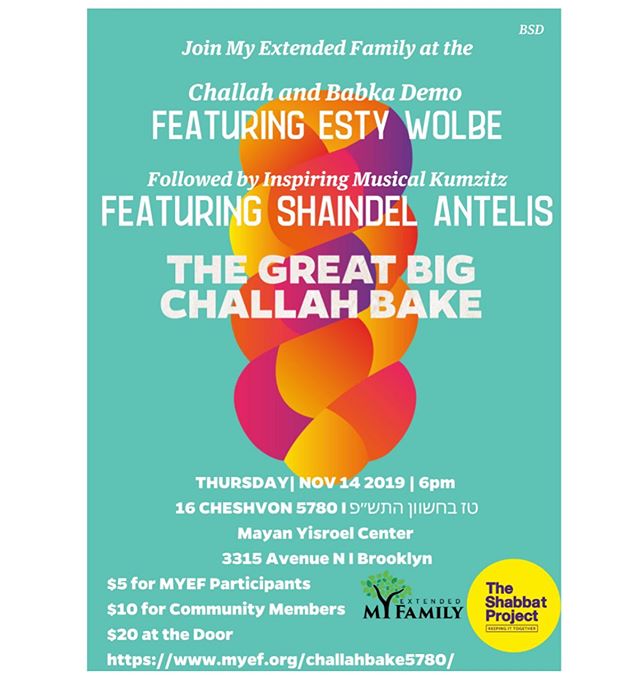 Looking forward to seeing all the women and girls in the neighborhood at our amazing Challah Bake!!.
.
.
.
.
.
.
.

#event #challah #bread #mitzvah #mitzvahshare #share #amazing #jewish #jewishorganization #jew #chabad #lubavitch #shul #program #shab