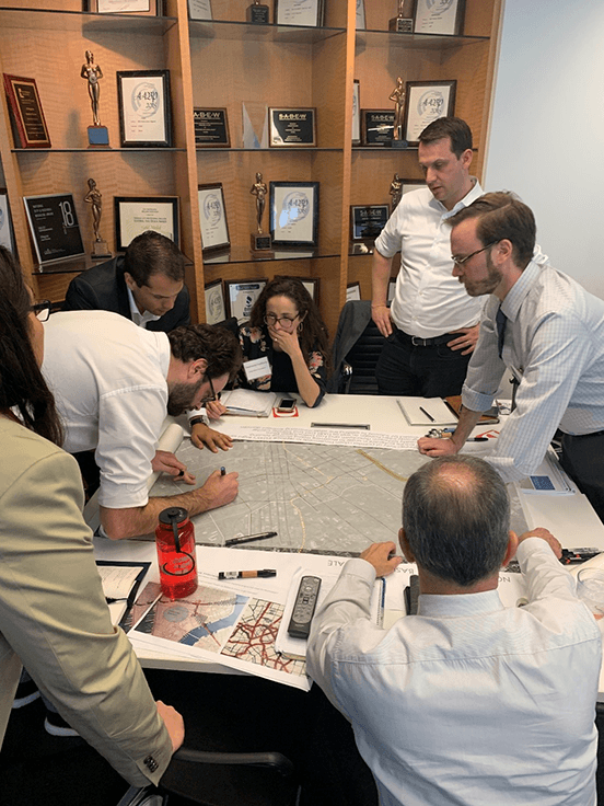 The “Northern” team assessing how to reconcile I-345 and the potential D-2 subway line.