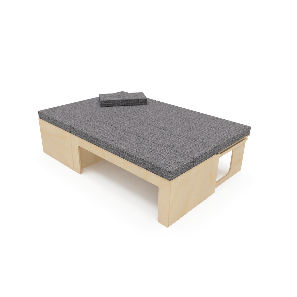 VanFurniture.co.uk unique L shaped camper van bed made from high