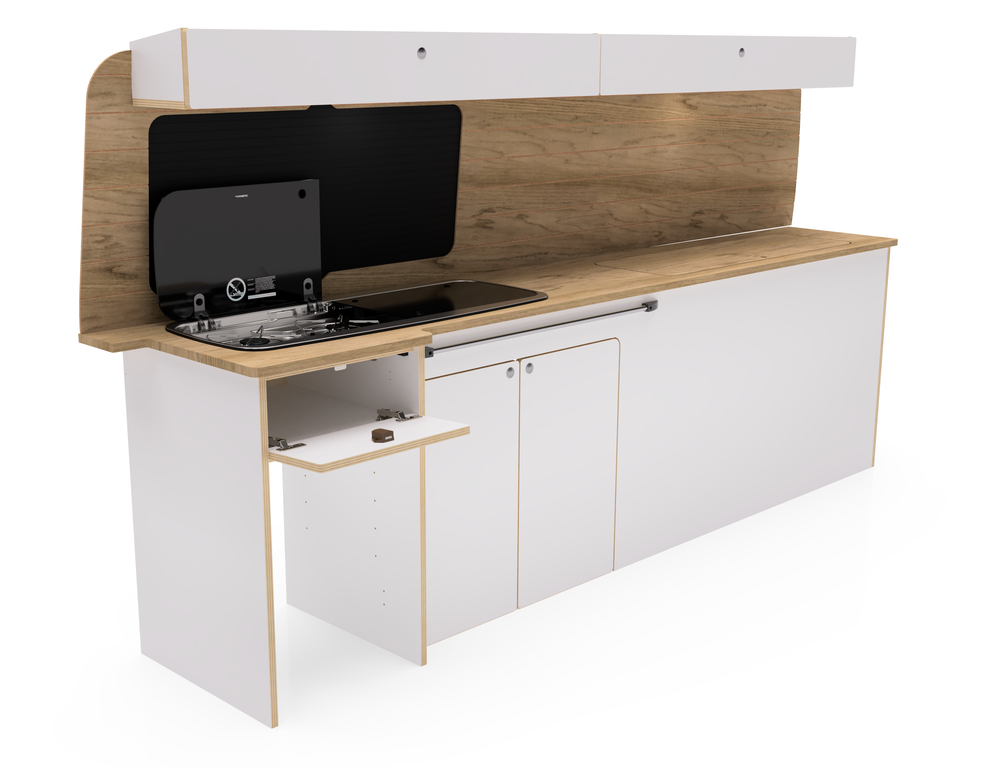 T5 T6 Laminated Low Level Kitchen