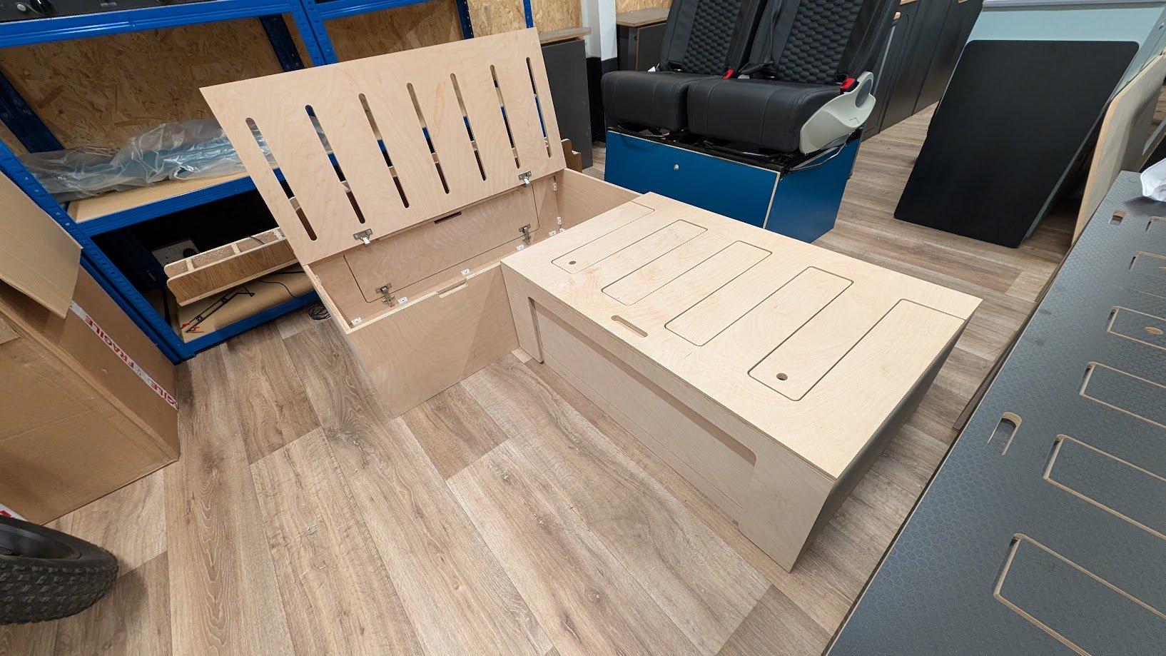 IN STOCK - 1600 x 1100mm Low L-Shape Bed