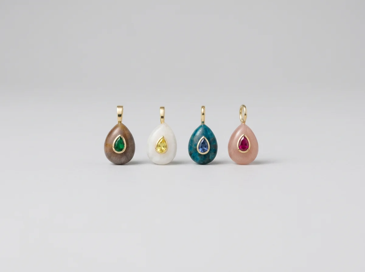 Stone charms