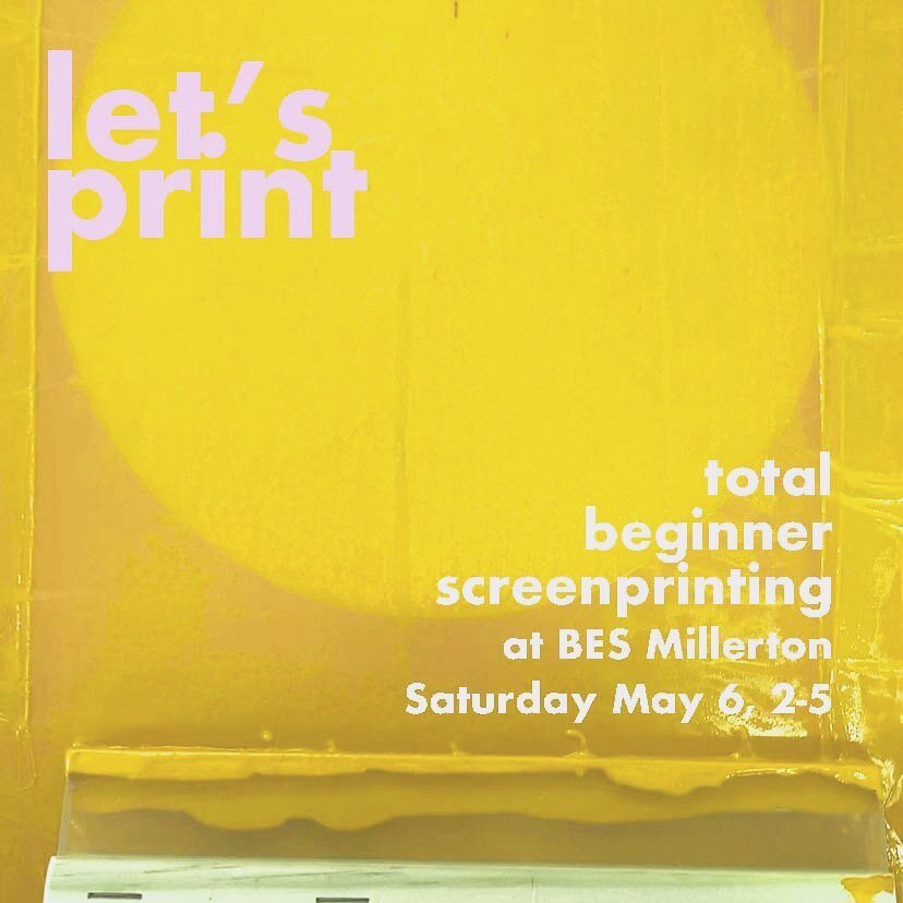 Join me for another workshop at @bes_millerton on May 6! Link in bio.

This 3-hr workshop will arm you with the knowledge and materials you need to begin your own printmaking journey. Whether you want to make abstract prints on paper or print text on