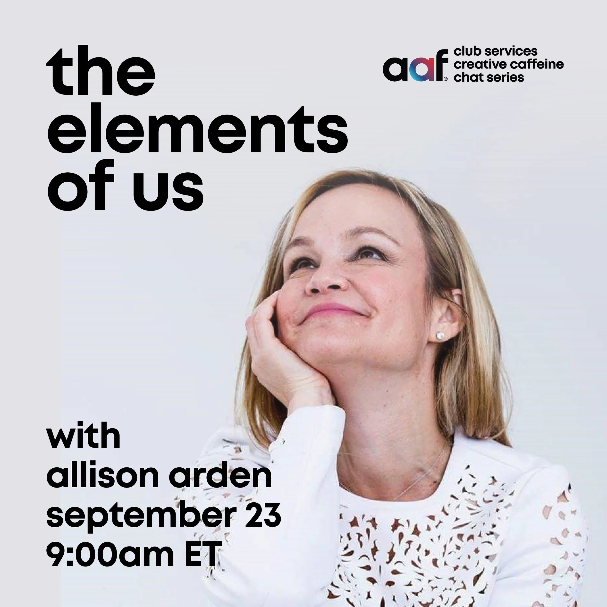 Creative Caffeine Chat: The Elements of Us