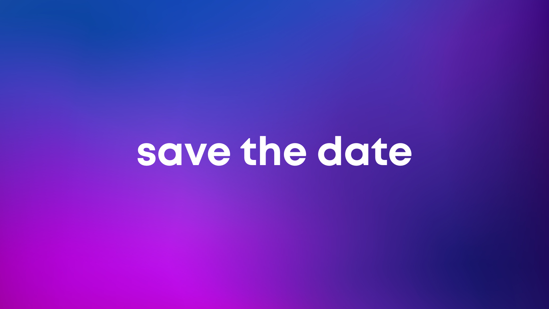 October 2026 Program: Save the Date