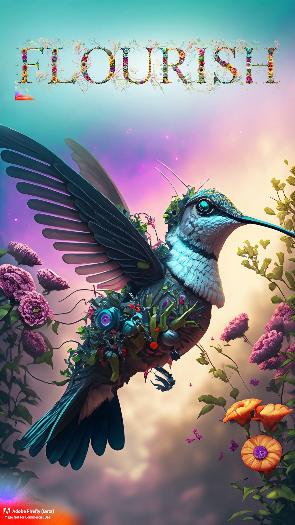 Firefly_a+hyperrealistic-portrait-of-a-hummingbird-robot,-floating-above-gorgeous-bushes-and-flowers-with-a-gorgeous-magical-sky,-high-resolution_art,dramatic_light_59972.jpg