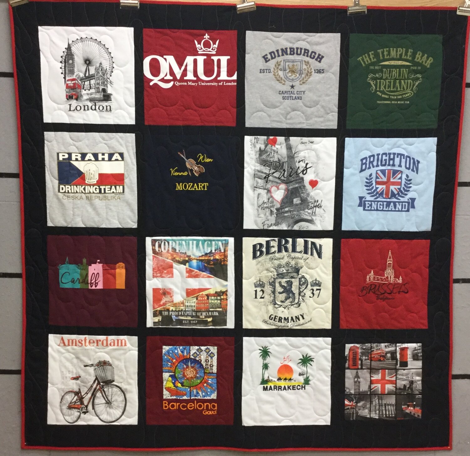 Bourbon T-Shirt Quilt by Campus Quilt — Kentucky Life + Style + Travel Blog
