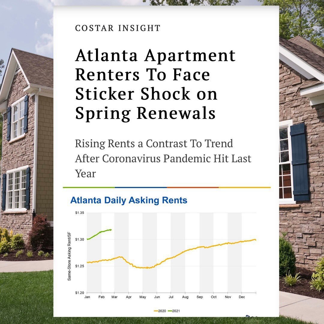 Community News: During the pandemic, rents in Atlanta fell while the country was battling the effects of the coronavirus, but since then, the city has posted records levels of demand. This has given apartments and landowners the ability to push the p