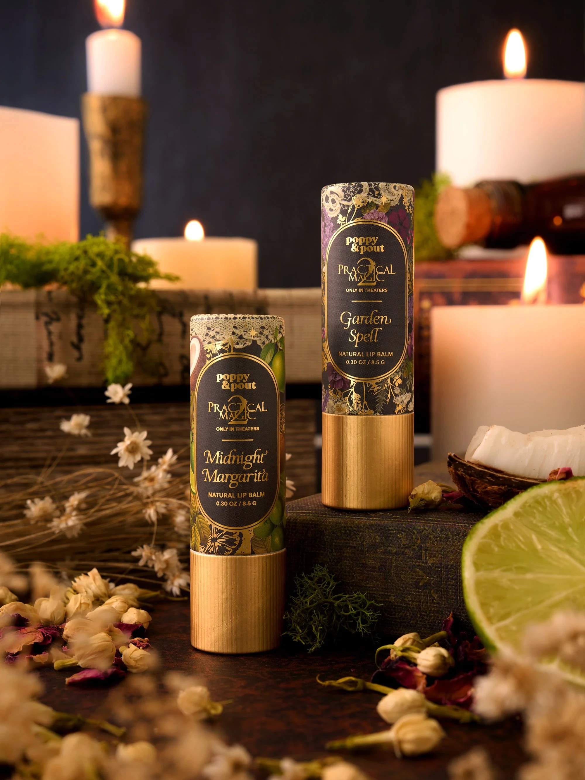 Absolutely LOVED shooting these magical products 😍 @practicalmagicmovie x @poppyandpout Garden Spell and Midnight Margarita 

Give me all the witchy/magical/spooky/fall vibes🔮