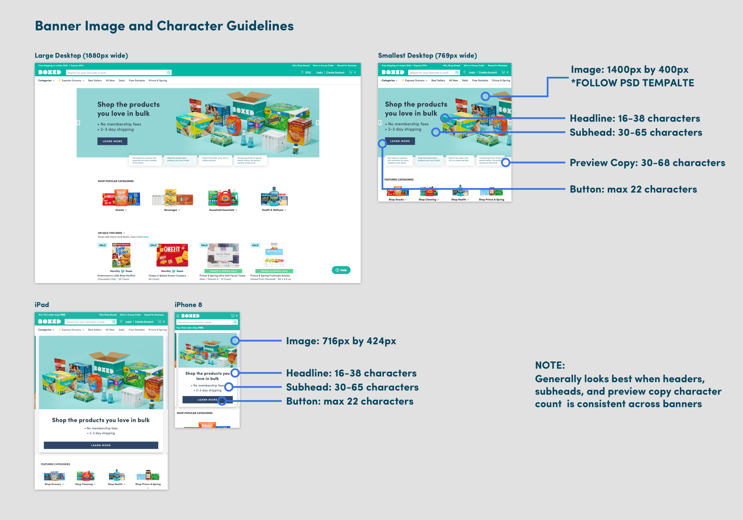 Guidelines for the content marketing team