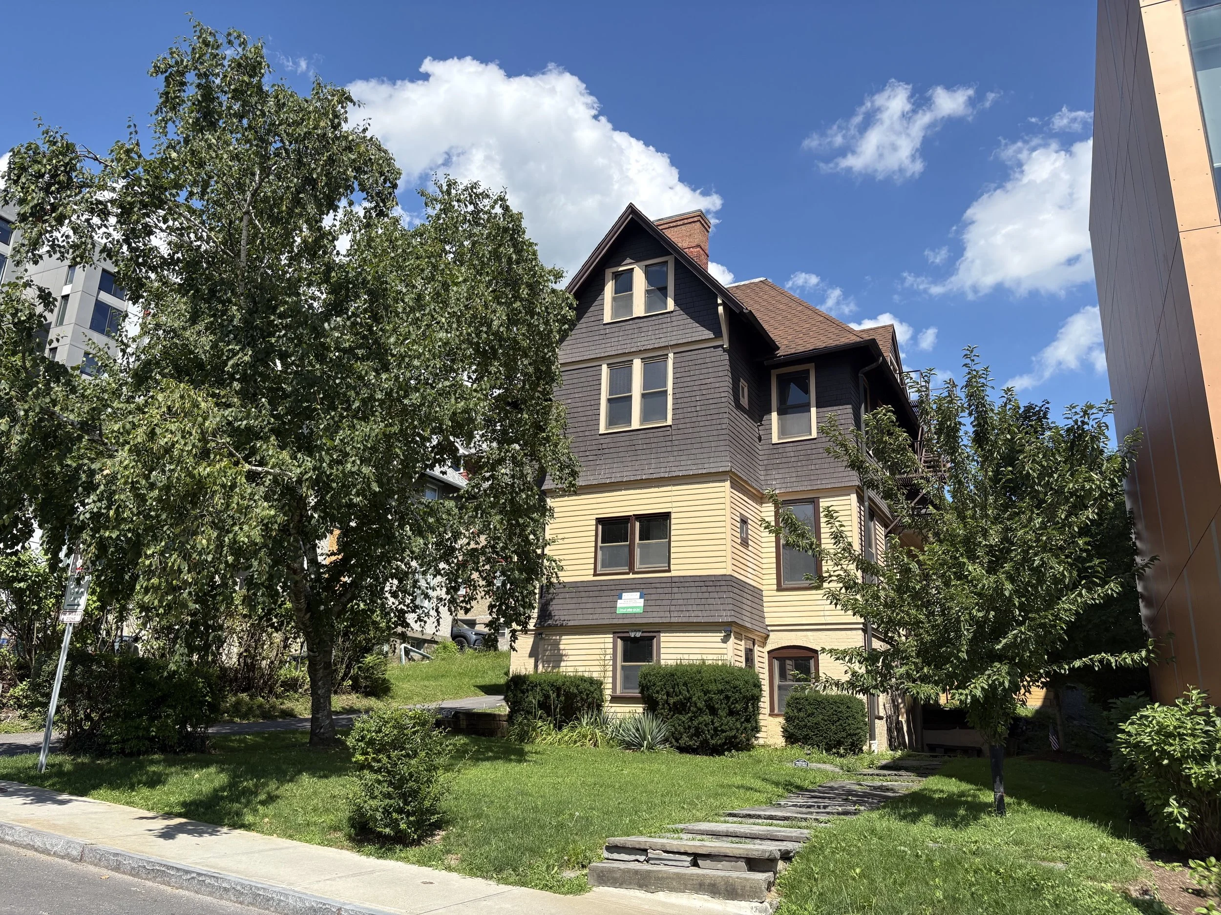 Exterior of 127 College Avenue apartment property in Ithaca, NY