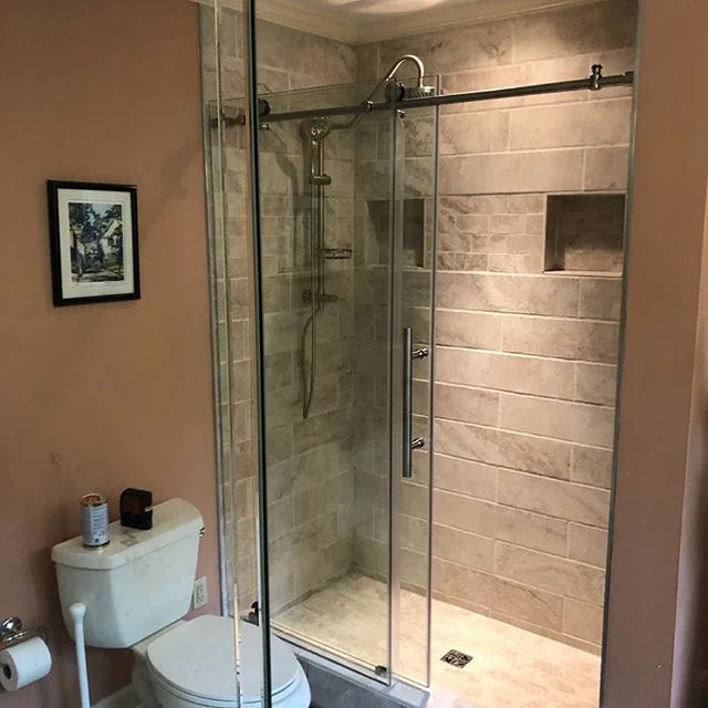 New tile shower complete!