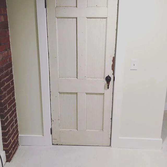 New service! Installing new-to-you custom doors #customdoors #reclaimedmaterials