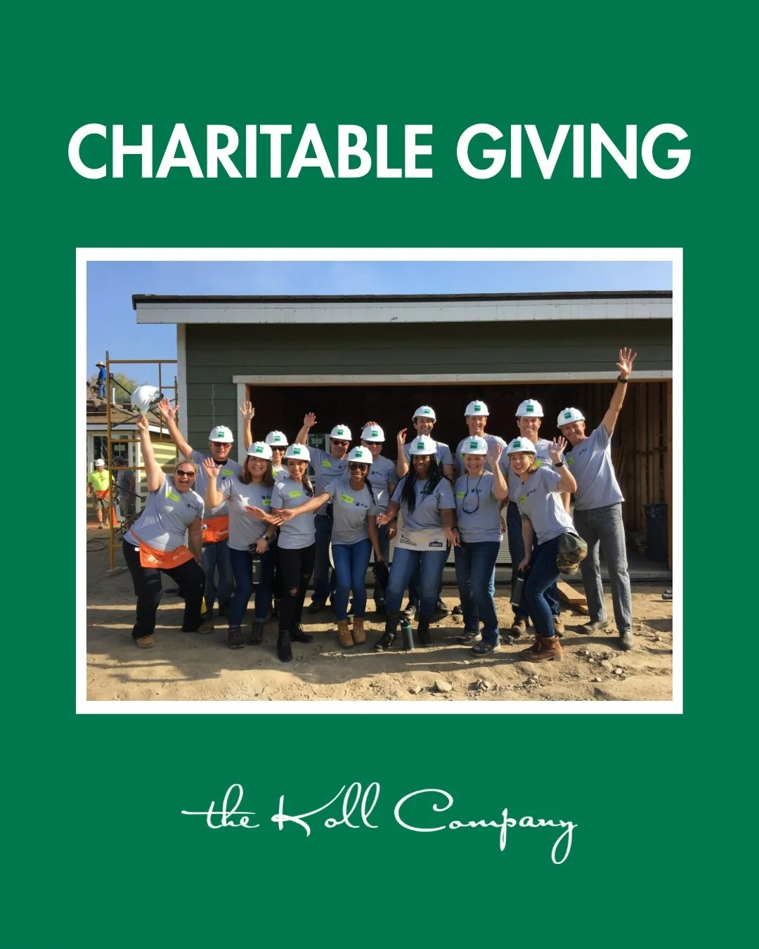 Doing good is good business. 💚

Through donations, nonprofit partnerships, and hands-on volunteer efforts, Koll is committed to creating meaningful, lasting impact in the communities we serve.

Supporting organizations that bring hope and opportunit