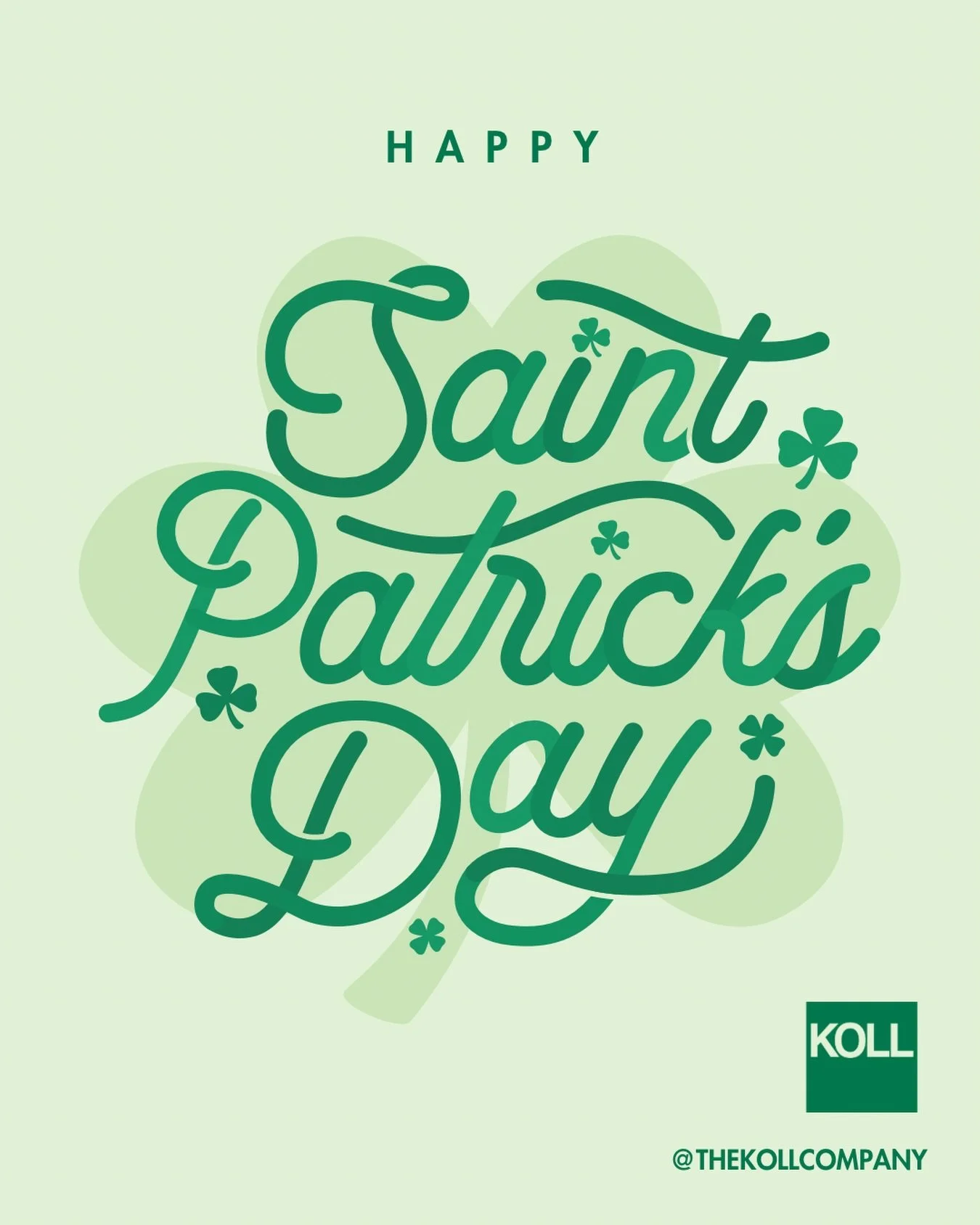 Lucky to work with clients like you. Happy St. Patrick&rsquo;s Day!