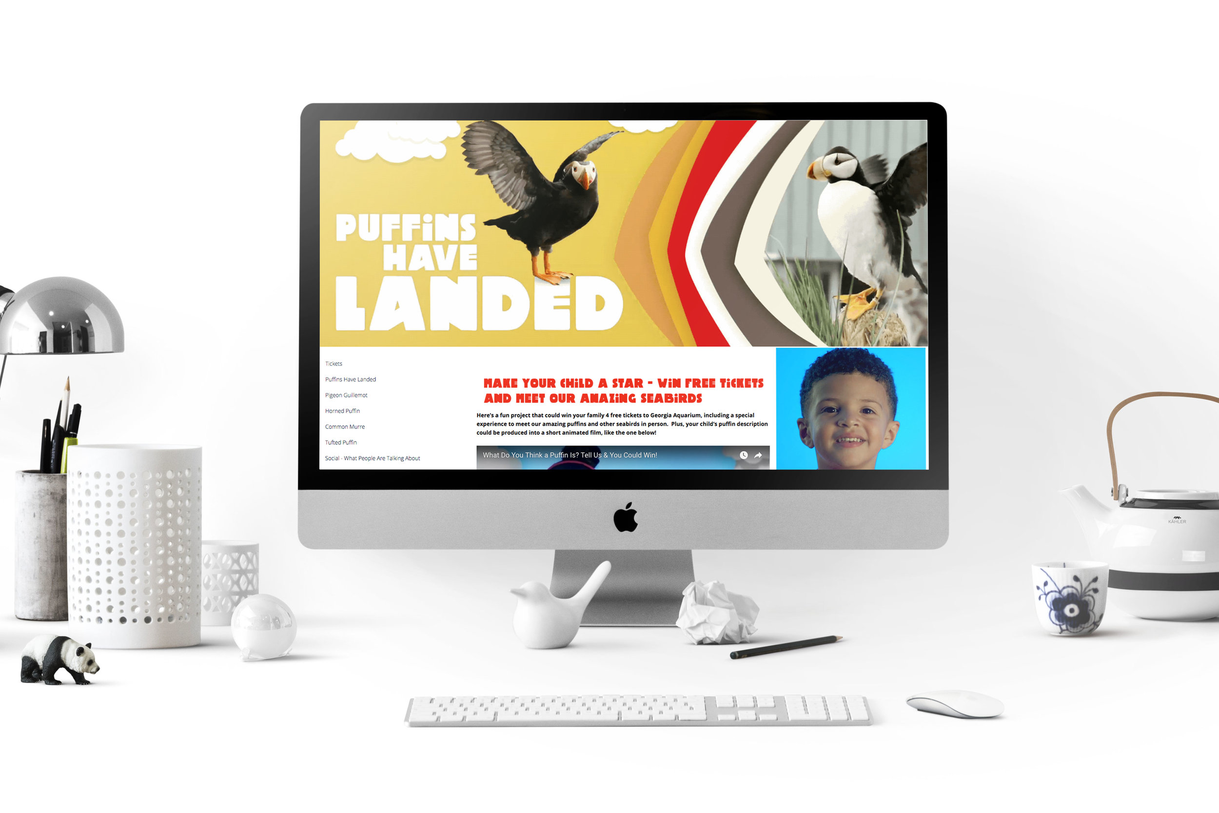 What's a Puffin Landing Page