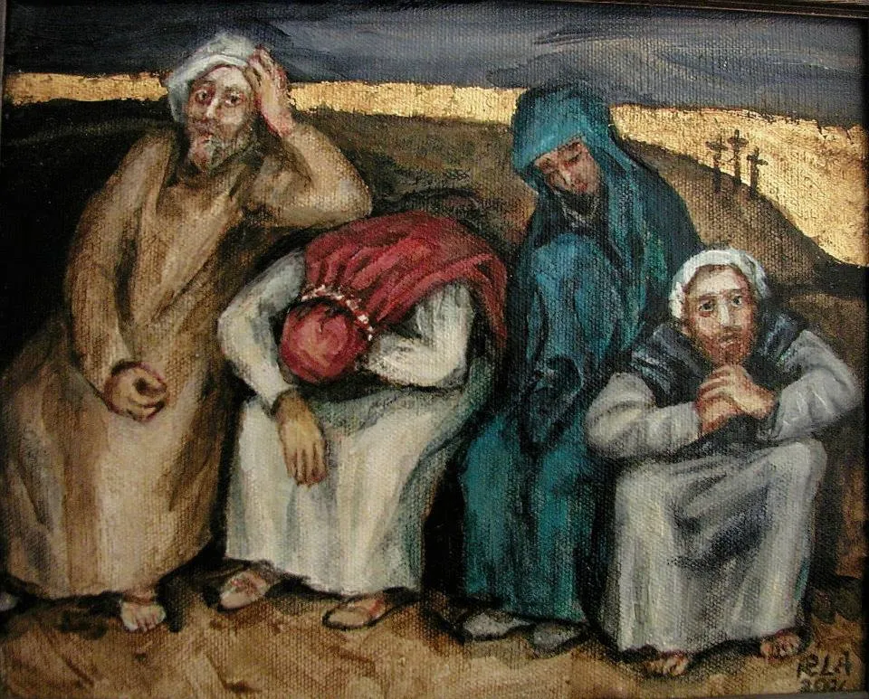 Holy Saturday Art by Roxolana Luczakowsky Armstrong