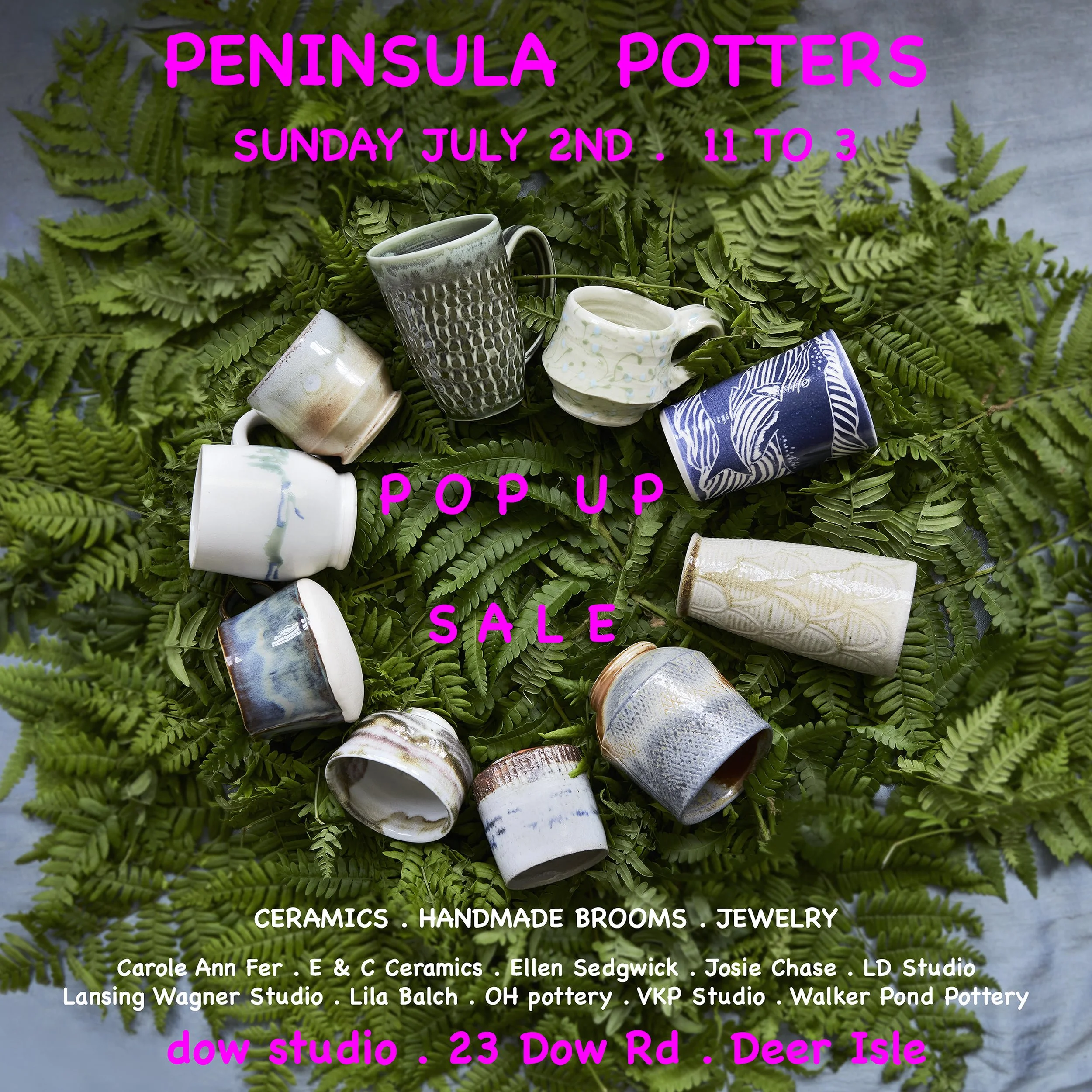 Events — Blue Hill Peninsula Potters