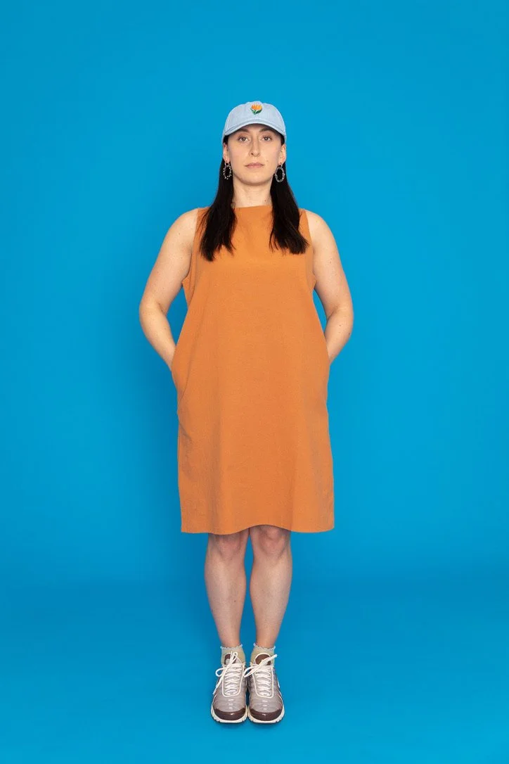 Gaya dress burnt orange