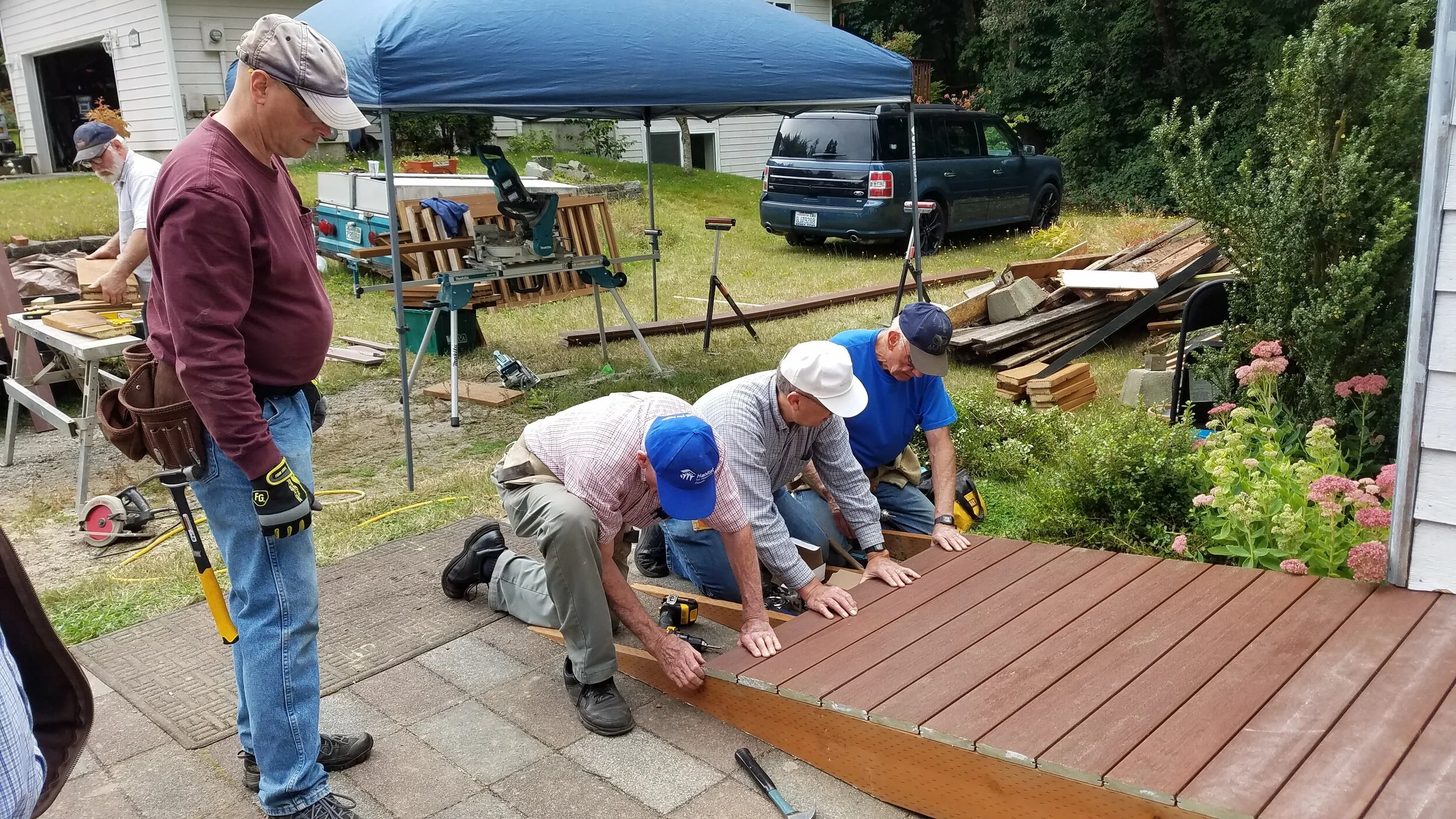 Men's Deck-building, Sept., 2019
