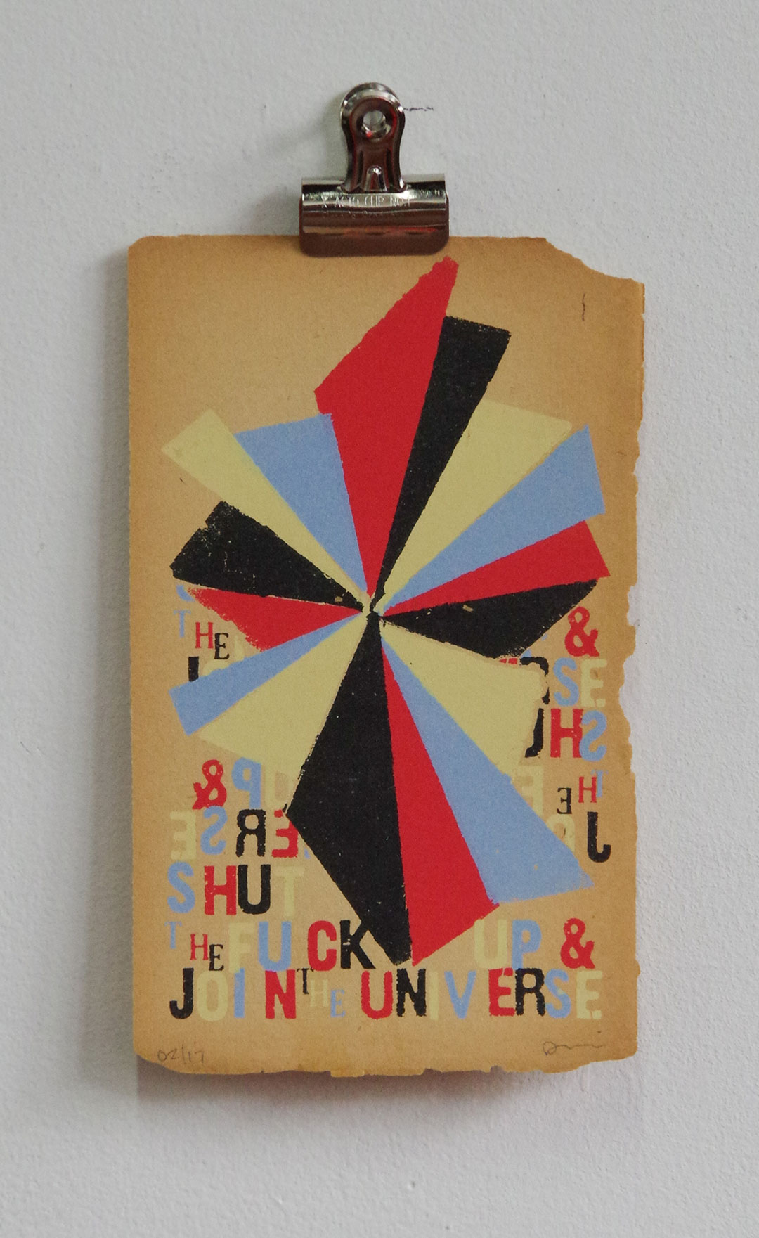 Shut the Fuck Up and Join the Universe