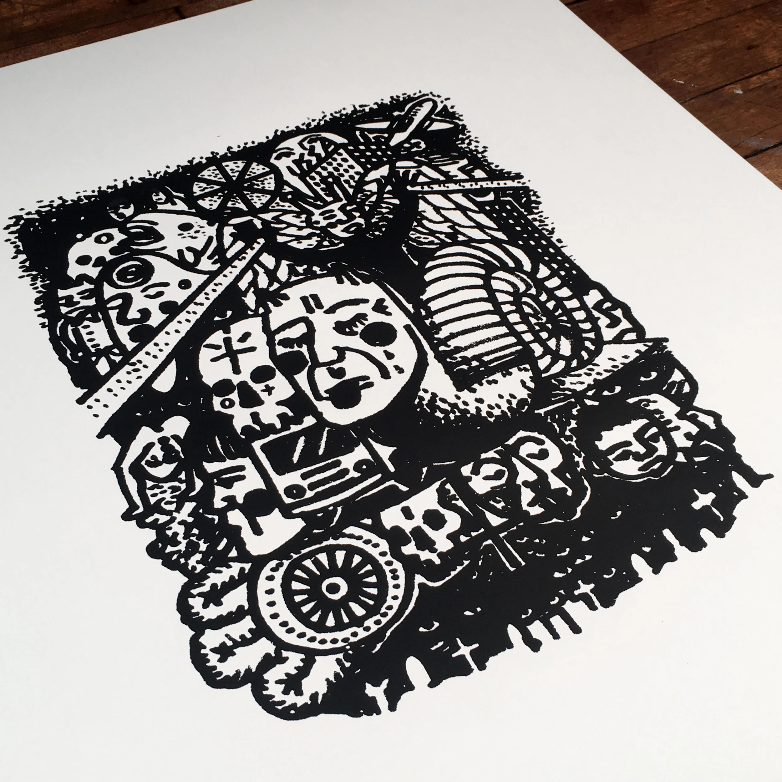 Snail Male Screenprint